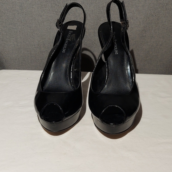 Enzo Angiolini platform Slingback 5 inch heels 8.5 - Picture 2 of 9